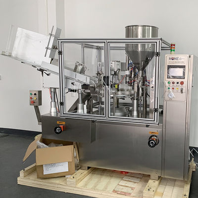 Endüstriyel Plastik Tüp Doldurucu 2KW Yağ Doldurma ve Sızdırma Makinesi