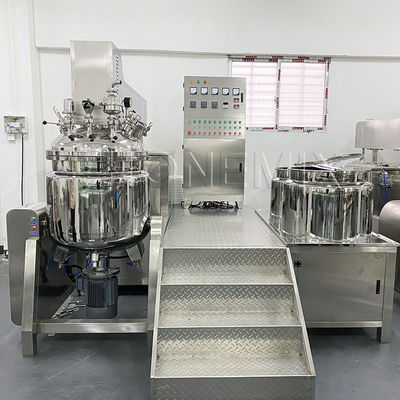 Isıtma Elektrik Emulsif Kozmetik Vakum Homogenizer Karıştırıcı