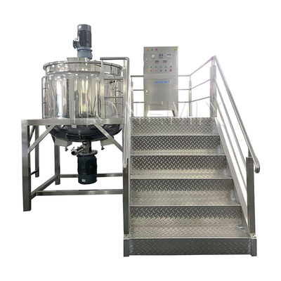 1000L deterjan sıvı karıştırma makinesi Elektrikli ısıtma homogenizer karıştırma makinesi