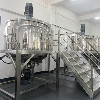 1000L deterjan sıvı karıştırma makinesi Elektrikli ısıtma homogenizer karıştırma makinesi