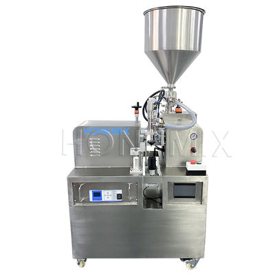 Tek nozzle el tüp dolgu 220V Plastik tüp mühürleyici makinesi