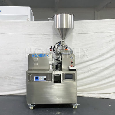 Tek nozzle el tüp dolgu 220V Plastik tüp mühürleyici makinesi