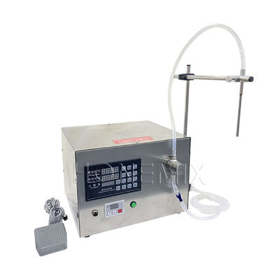 Güçlü Benchtop Sıvı Doldurma Makineleri Paslanmaz Çelik Yarım Otomatik
