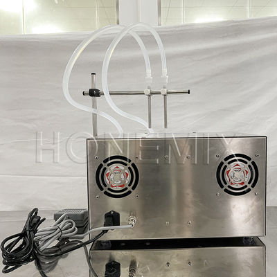 Masaüstü Küçük Şişe Doldurma Makinesi Çift Başlı Plastik Ampul Doldurma Makinesi