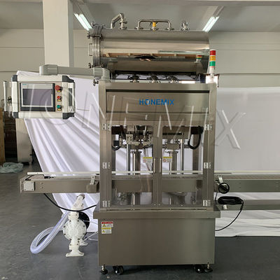 Otomatik Vücut Losyonları Doldurma Hatı Kapak Baskı Makine