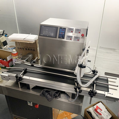 Küçük 4 Başlı Sıvı Doldurma Makineleri Elektrikli Taşıyıcı Kemeri