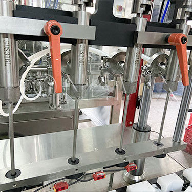 Özel Dört nozzle krem doldurma makinesi sıvı döngüsü doldurma hattı