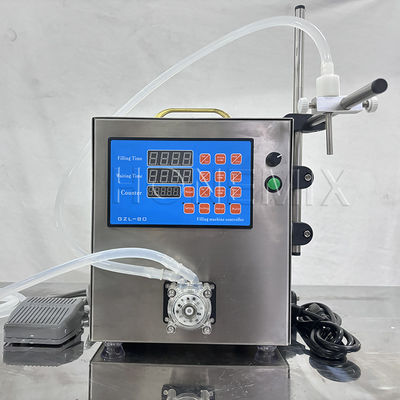 Sıvı Yağ Şişesi Doldurma Makinesi Yarım Otomatik Peristaltik Pompa Doldurucu