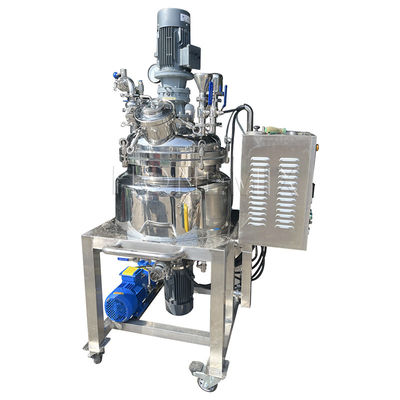 380V Vakum Emülsifleştirme Karıştırma Makinesi Homogenleştirme Tankı Sabit Tip