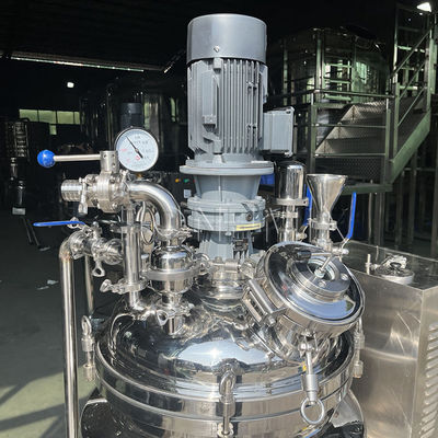 380V Vakum Emülsifleştirme Karıştırma Makinesi Homogenleştirme Tankı Sabit Tip