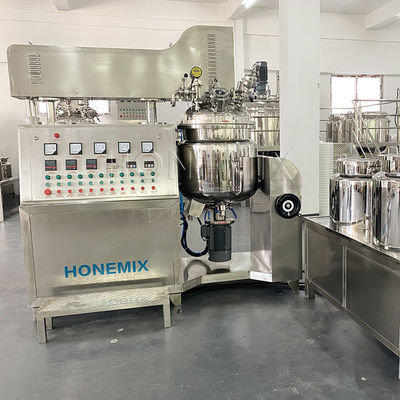 Vakum Homogenizer Emulsifier Mixer 4KW Body Cream Mixer Makine