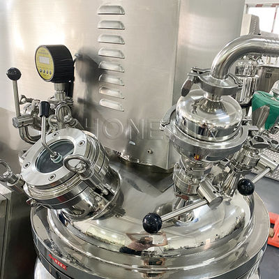 Vakum Homogenizer Emulsifier Mixer 4KW Body Cream Mixer Makine