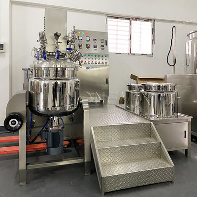 Çok yönlü Vakum Emulsifleştirme Karıştırıcı Makine Elektrikli Buhar Isıtma