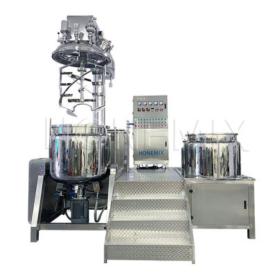 Sabit Vakum Homogenizer Krem Karıştırıcı Hidrolik Kalkıtma Çift Helix Karıştırıcı