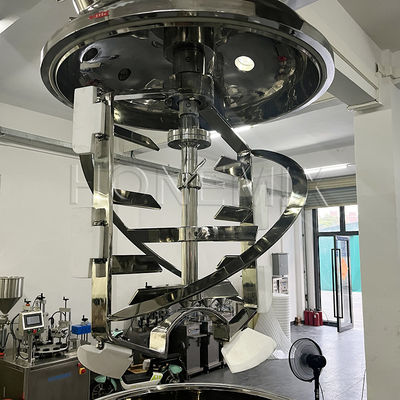 Sabit Vakum Homogenizer Krem Karıştırıcı Hidrolik Kalkıtma Çift Helix Karıştırıcı