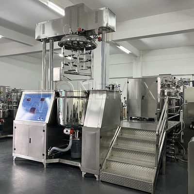 Otomatik Vakum Homogenizer Emulsif Dual Lifting Emulsifleştirme Ekipmanı