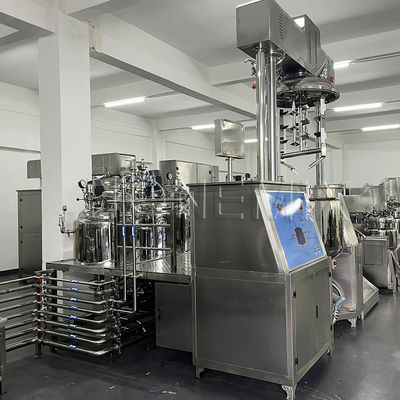 Otomatik Vakum Homogenizer Emulsif Dual Lifting Emulsifleştirme Ekipmanı
