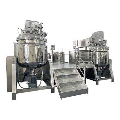 PLC Vakum Homogenize Emulsifleştirme Karıştırıcı Makine Özel Kombine
