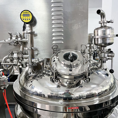 PLC Vakum Homogenize Emulsifleştirme Karıştırıcı Makine Özel Kombine