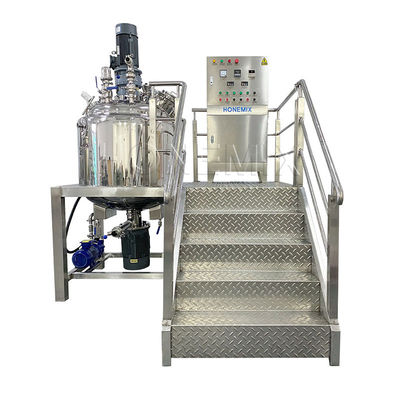 Şampuan pastası için vakum emülsifiye edici karıştırıcı homogenizer tankı