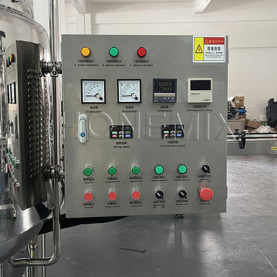 300L Yüksek Kesme Vakumlu Emulsifleştirme Karıştırıcı Çayır Yağı için Hareketli