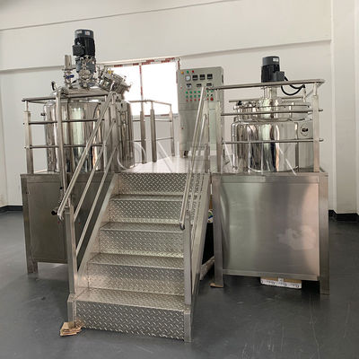 Vakum Saç Rengi Karıştırıcı Makine Homogenizasyon Emulsifikasyon Saç Boyası Karıştırıcı
