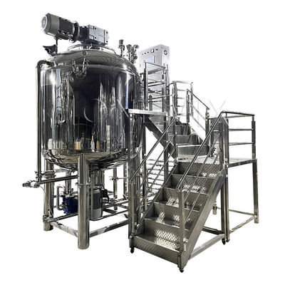 Vakum Kozmetik Krem Karıştırıcı Makine Homogenizer Emulsif Karıştırıcı
