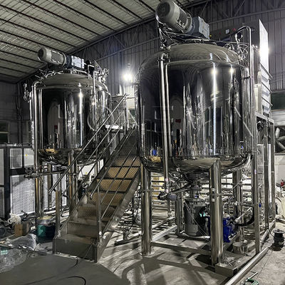 Sağlıklı Yüksek Kürük Emulsif Makinesi Serum Losyon Karıştırıcı Makine Kozmetik