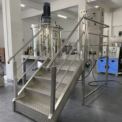 100L-5000L deterjan sıvı karıştırma makinesi Tek katmanlı homogenizer karıştırma makinesi