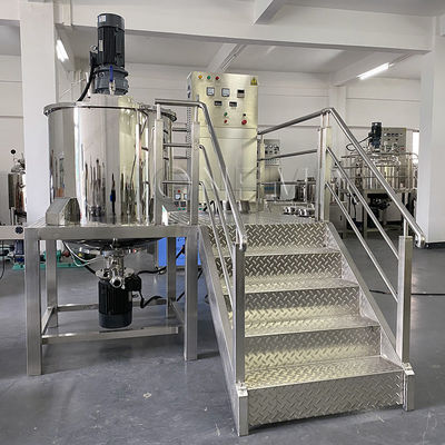 100L-5000L deterjan sıvı karıştırma makinesi Tek katmanlı homogenizer karıştırma makinesi