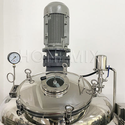 Hareketli sıvı deterjan yapım makinesi SS Endüstriyel sıvı karıştırıcı tankı