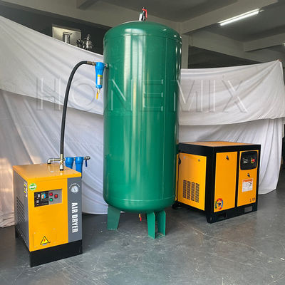 Güçlü yardımcı ekipman 7.5KW / 10HP vida hava kompresörü seti