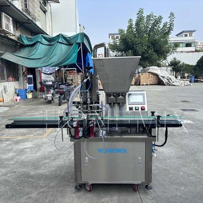 Otomatik Deviz Pompa Banyo Losyonu İki Başlı Doldurma Makinesi Pnömatik Besleme Malzemesi