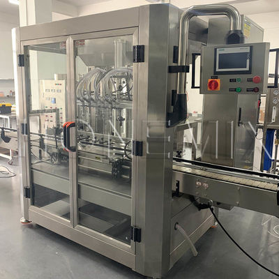 Otomatik Gıda Sınıfı SIEMENS HMI Çoklu Başlı Piston Jam Pastası Doldurma Makinesi