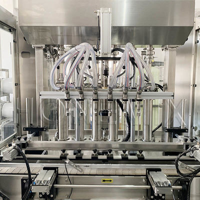Otomatik Gıda Sınıfı SIEMENS HMI Çoklu Başlı Piston Jam Pastası Doldurma Makinesi