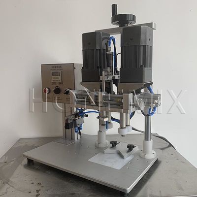 80W yarı otomatik püskürtme şişe kapağı makinesi 220V / 50Hz Voltaj