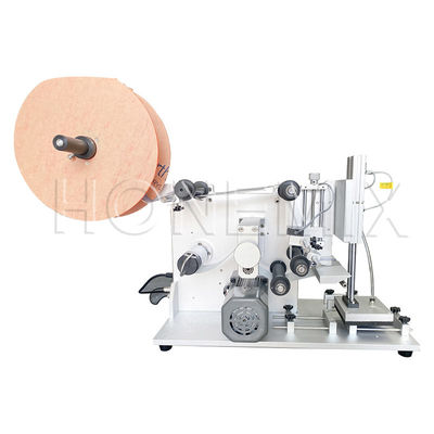 Yarı Otomatik Etiketleme Makinesi 100W Düz Şişe Etiket Uygulayıcı