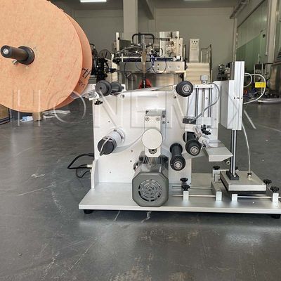Yarı Otomatik Etiketleme Makinesi 100W Düz Şişe Etiket Uygulayıcı