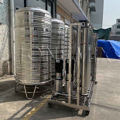 380V RO Su Arıtma Makinesi 500L Ters Osmoz Su Filtrasyon Sistemi
