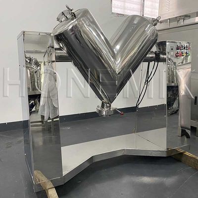 V şekli kuru toz karıştırma makinesi SUS316L Protein toz karıştırıcı CE
