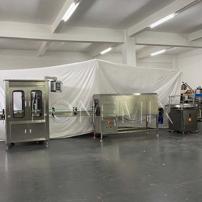 Otomatik yardımcı ekipman 220V şişe yıkama sterilizasyon hattı