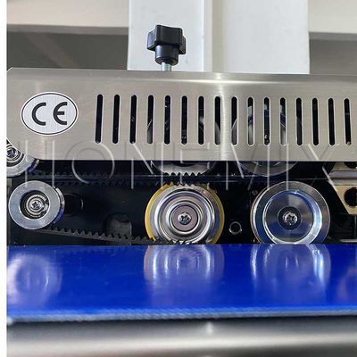 Yatay plastik film mühürleme makinesi 600W ısıtma elektrikli plastik torba mühürleyici