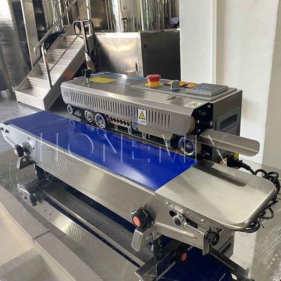 Yatay plastik film mühürleme makinesi 600W ısıtma elektrikli plastik torba mühürleyici
