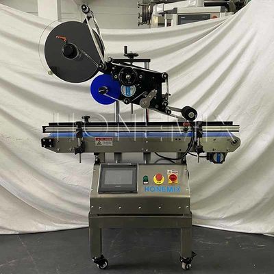 Küçük Yarım Otomatik Etiketleme Makinesi 220V / 50Hz Düz yüzey etiketleme makinesi