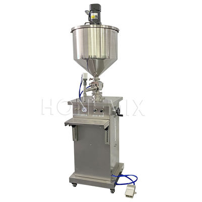 Gıda Jam Hopper Doldurma Makinesi Dikey Karıştırma Paddle Pnömatik Kontrol