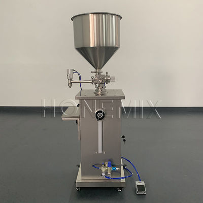 Dikey Piston Doldurma Makinesi Pnömatik Kontrol Krem Doldurucu Makine Güvenliği
