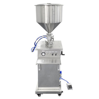 Dikey Piston Doldurma Makinesi Pnömatik Kontrol Krem Doldurucu Makine Güvenliği