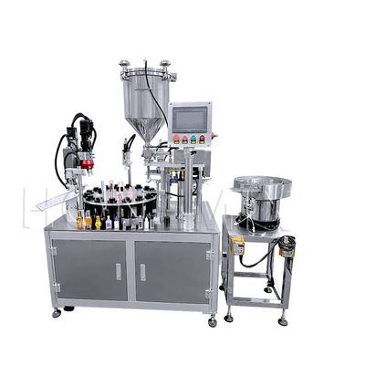 Dudak parlaklığı koruyucu için 220V döner miktarlı krem doldurma makinesi