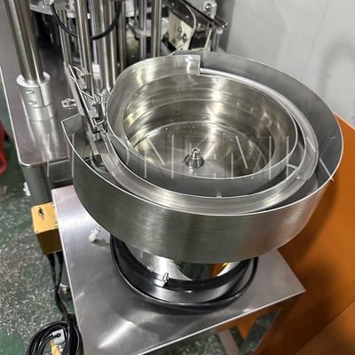Dudak parlaklığı koruyucu için 220V döner miktarlı krem doldurma makinesi