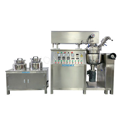 Laboratuvar Tipi Vakum Emulsifleştirme Karıştırıcı Makine Kozmetik Kreması İçin Paslanmaz Çelik